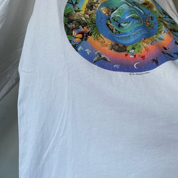 Vintage 90’s Animal Circle of Life Nature Long Sleeve - Picture 8 of 16